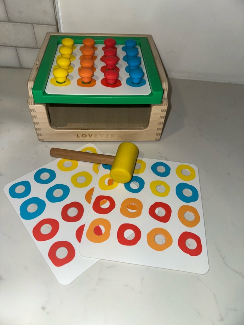 Lovevery Match & Tap Hammer Box